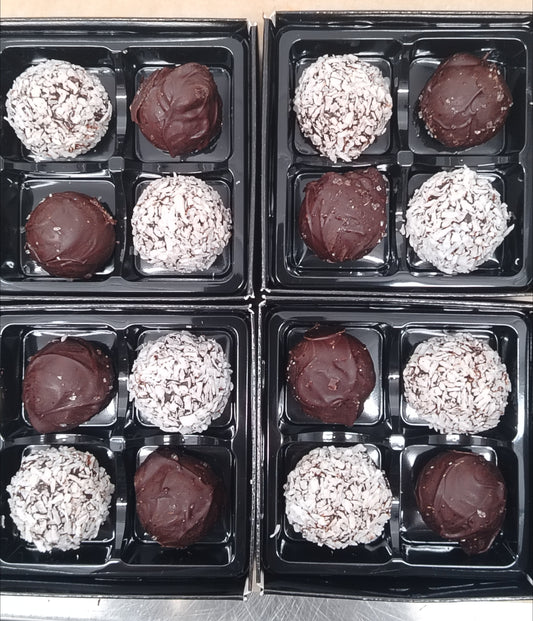 Cocobros Box of 16 Coconut Salted Caramel Truffles