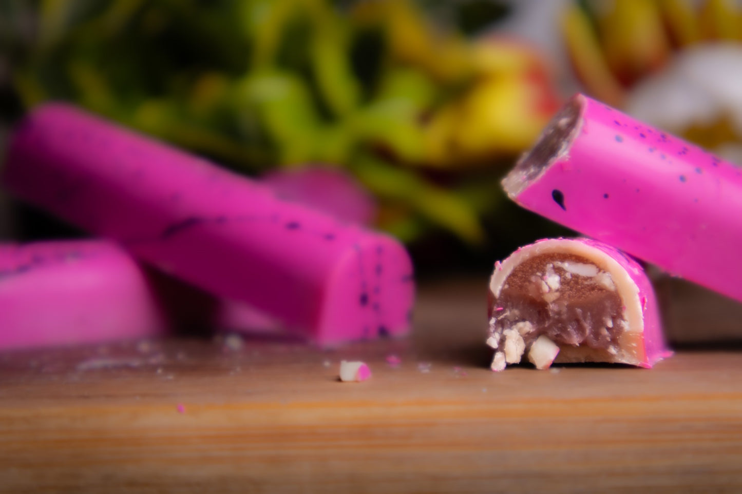 Lychee Gel & Raspberry Rose Ganache